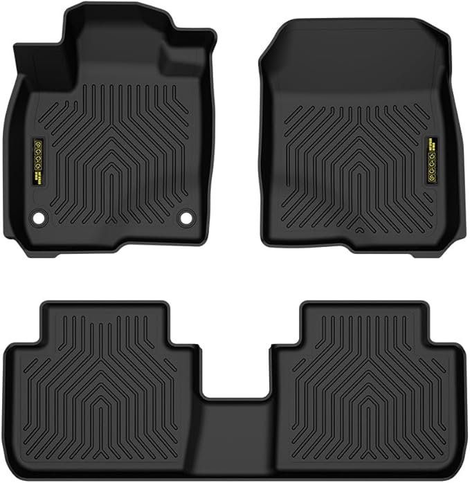 DOTCOM TPE Floor Mats Fit Honda HRV 2023 2024, All Weather Custom Fit Full Cover Protection 1st & 2nd Row Truck Mats Cargo Liner Accessories,alfombras para carro 3PCS