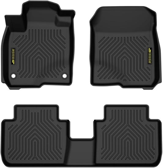 DOTCOM TPE Floor Mats Fit Honda HRV 2023 2024, All Weather Custom Fit Full Cover Protection 1st & 2nd Row Truck Mats Cargo Liner Accessories,alfombras para carro 3PCS