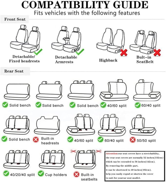 2pc Car Seat Covers, PU Leather Car Seat Protectors Universal Anti-Slip Driver Seat Covers, Front Car Seat Covers Waterproof seat Covers for SUV Pick-up Truck Sedan,Coffee