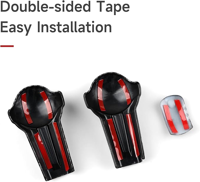 Youtaiche Car Auto Gear Shift Knob Cover Trim Decals for 2015 2016 2017 2018 2019 2020 2021 2022 2023 Ford Mustang Accessories ABS Carbon Fiber Interior Stickers (Not for GT350 GT500)