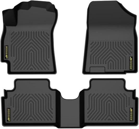 DOTCOM TPE Floor Mats Fit Hyundai Elantra 2022, All Weather Custom Fit Full Cover Protection 1st & 2nd Row Truck Mats Cargo Liner Accessories,alfombras para carro 3PCS