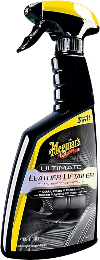 Meguiar's G201316 Ultimate Leather Detailer - 16 Oz Spray Bottle