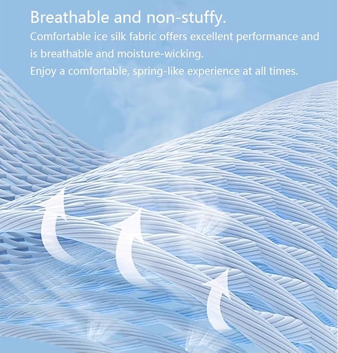 38cm Car Steering Wheel Cover, Universal 15 inch, Microfiber Breathable Ice Silk, Anti-Slip, Odorless, Easy Carry, Blue and White Contrast Design, Cute Cat for Girls, Ladies, Women