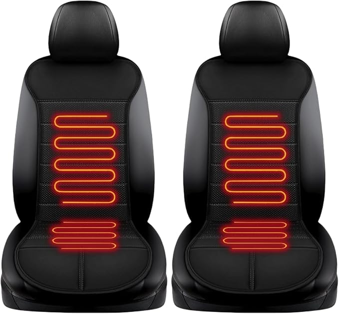 2Pack Leather Car Seat Cushion Keep Comfortable,Chair Cushion Heated Seat Cushion,Seat Pad Cover, 2 Pcs Seat Covers