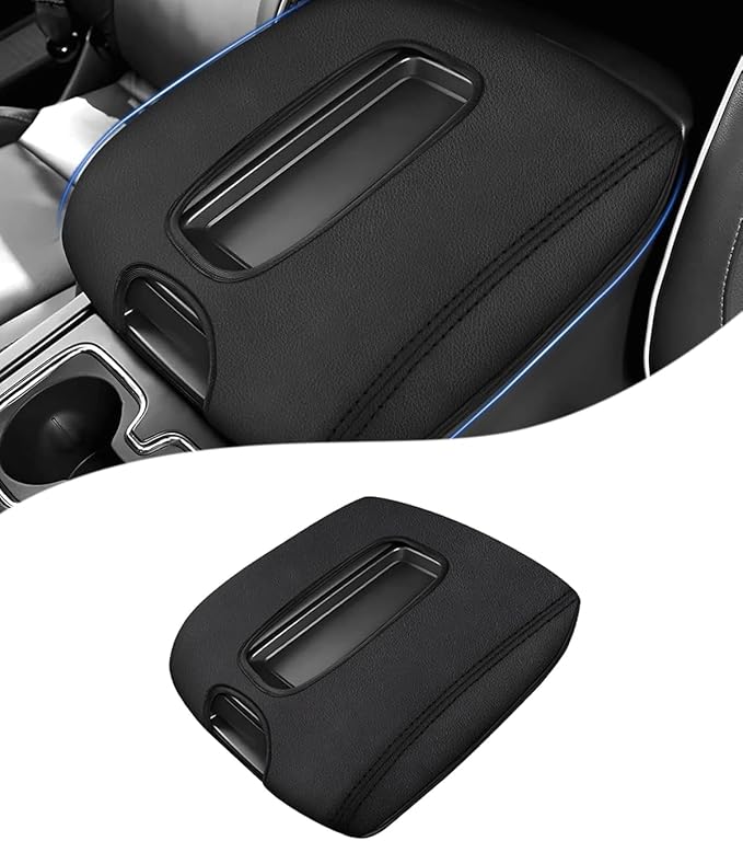 Autorder Center Console Cover for 2014-2018 Chevy Silverado/GMC Sierra 1500 2500 3500 Accessories Armrest Cover Anti-Scratch Middle Console Pad Armrest Protector(ONLY for Bucket Seat!)