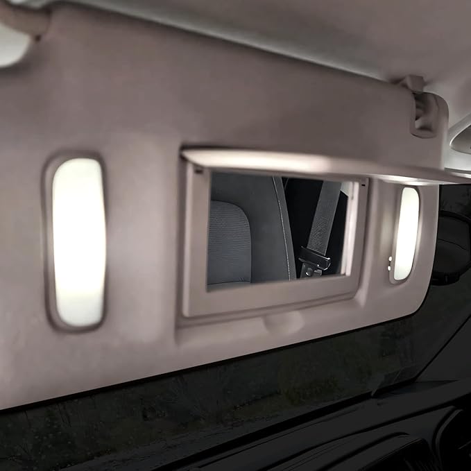 EASY EAGLE LED Interior Car Lights for Tahoe-Suburban-GMC-Yukon-Denali-XL-2007-2014: 16 Piece Kit White LED Light Bulbs - Super Bright 6000K + Install Tool