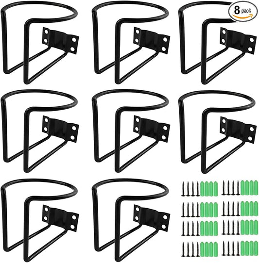 TIHOOD 8PCS Stainless Steel Boat Ring Cup Drink Holder Fit for Boat Yacht Truck Car Apartment RV