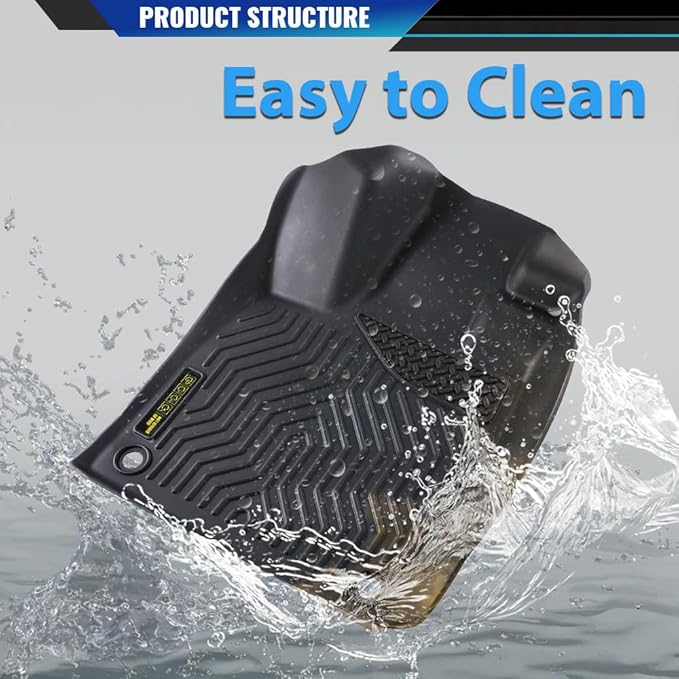 DOTCOM TPE Floor Mats Fit Honda Pilot 2023 2024 2025,All Weather Custom Fit Full Cover Protection 1st & 2nd & 3rd Row Truck Mats Cargo Liner Accessories,alfombras para carro 4PCS