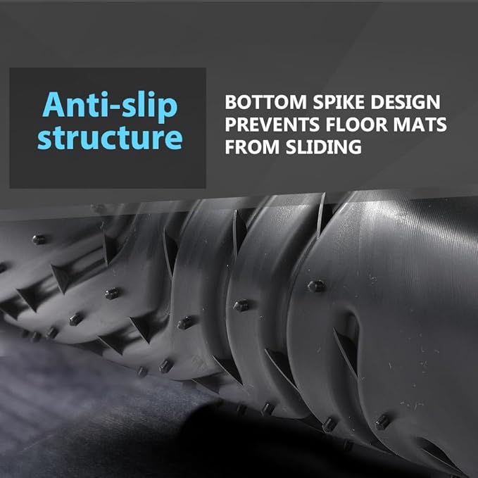 Floor Mats Compatible with Tesla Model Y 2020-2024 5 seat (Not for 7 Seat) TPE 6PCS Cargo Liners All Weather Automotive Liners Accessories