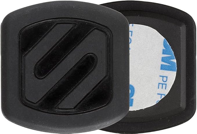 Scosche MAGFM MagicMount Magnetic Car Phone Holder - Strong Magnet Mount for iPhone and Android - Secure Magnetic Cell Phone Mount for Flat Surfaces - Universal 360° Adjustable Mobile Cellphone Holder