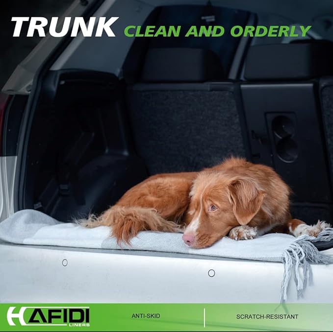 All Weather Car Floor Mats & Cargo Liner for Toyota Corolla 2009-2013 Custom Fit Full Set Accessories - Black