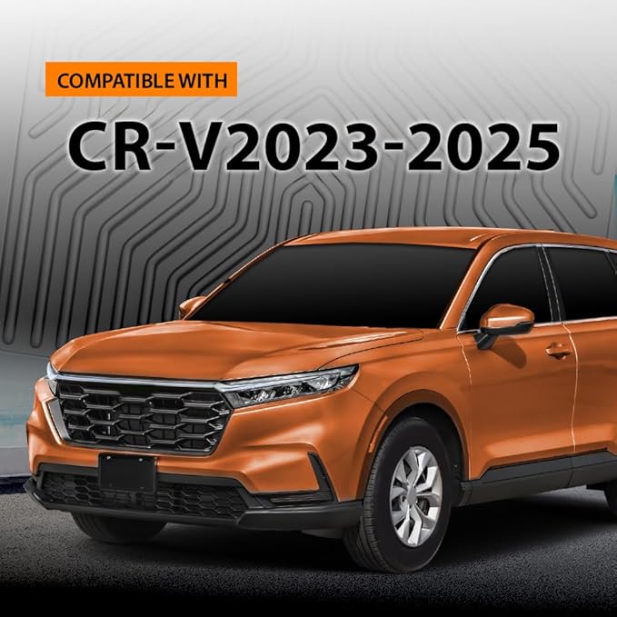 ANDPLAY TPE Floor Mats Liners Compatible with Honda CRV 2023 2024 2025 (Include Hybird) All Weather Protection Black Floor Liners alfombras para carro