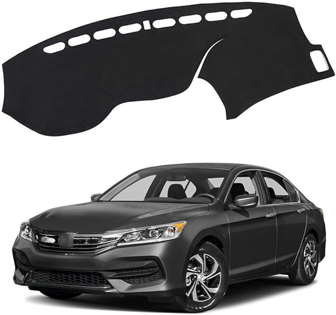 XITER Polyester Dashboard Cover Mat Carpet Dash Nonslip Sun Shade Mat Compatible For Honda accord 2013 2014 2015 2016 2017.