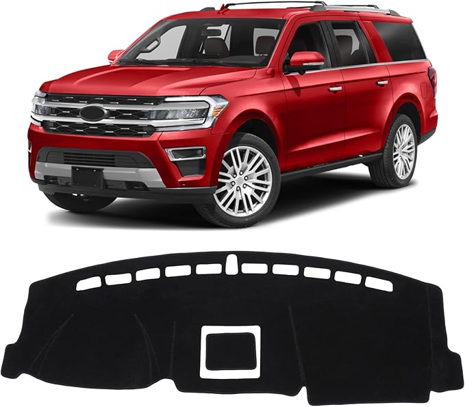 KUST Car Dash Cover for Ford Expedition 2018-2021 (Only fits 4.3-inch Touch Screen Dashboard. Not fits 12-inch/15.5-inch Touch Screen Dashboard) Dashboard Cover Non-Slip Accessories for Expedition