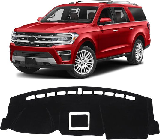 KUST Car Dash Cover for Ford Expedition 2018-2021 (Only fits 4.3-inch Touch Screen Dashboard. Not fits 12-inch/15.5-inch Touch Screen Dashboard) Dashboard Cover Non-Slip Accessories for Expedition