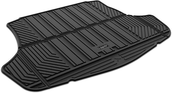LASFIT Trunk Mat for Toyota Camry 2018-2026 & for Toyota Avalon 2019-2022, All Weather TPE Custom Fit Easy Clean Trunk Liner for Camry 2018-2025 Hybrid/L/LE/SE/TRD/XLE/XSE, Black