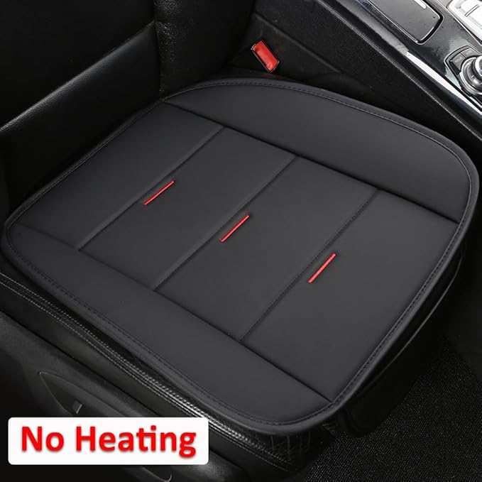 West Llama Bottom Seat Covers, Include 1 Pair Front Seat Protector and 1 Rear Seat Cover, Universal PU Leather Seat Covers for 90% Cars (Black)