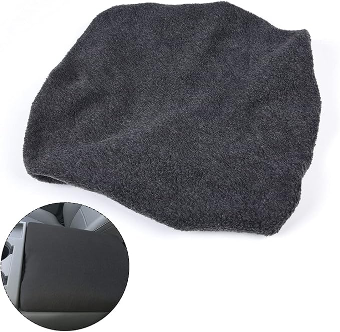 PIT66 Center Armrest Console Lid Cover, Compatible with Ford F150 F250 2014-2023 Dark Gray
