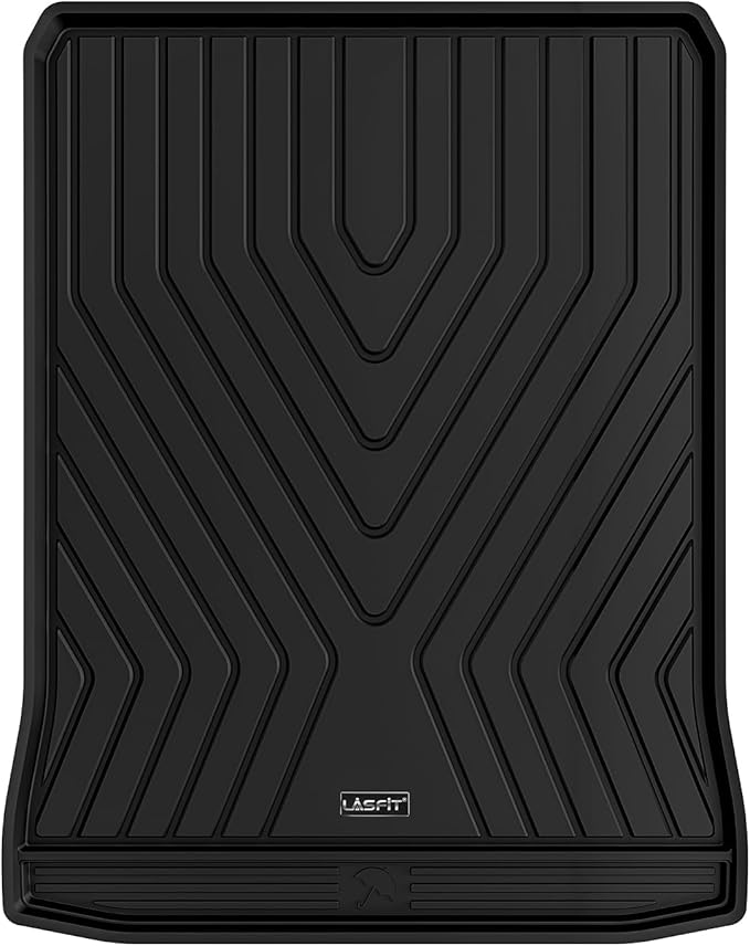 LASFIT Trunk Mats Fit for BMW 5 Series G30 2017 2018 2019 2020 2021 2022 2023, Custom Fit TPE All Weather Cargo Bed Liners for 530i 540i M550i 540d xDrive, Black
