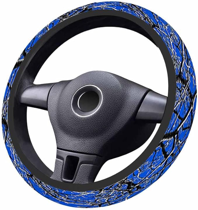 Tree and Sky Steering Wheel Cover Branches Facing The Blue Sky Steering Wheel Cover for Women Men Anti-Slip Breathable Steering Wheel Protector Car Accessories