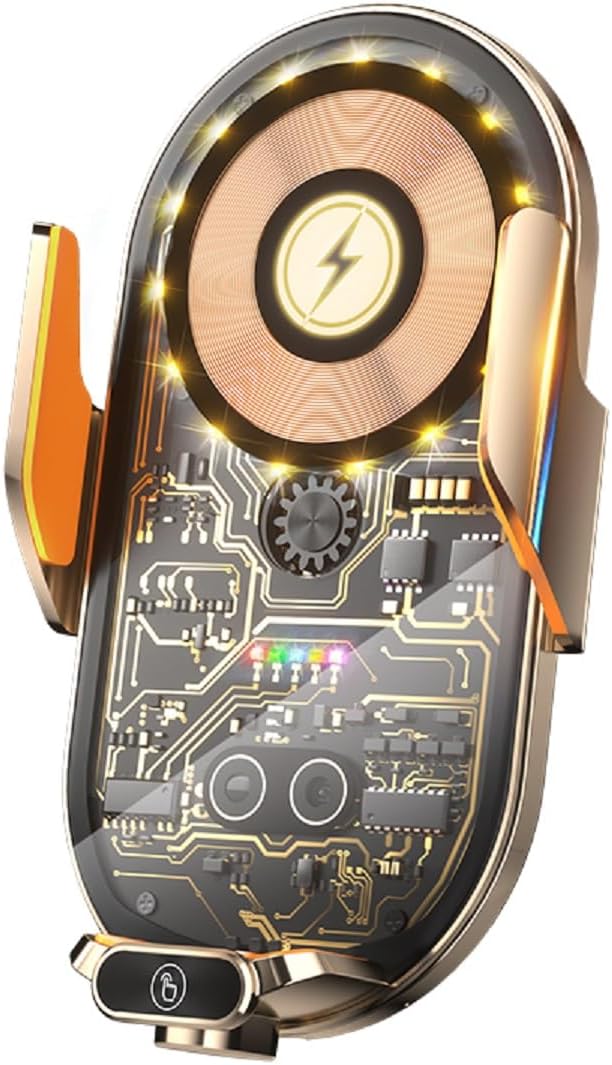 66W Super Fast Car Wireless Charger, Advanced Car Phone Holder When The Phone is Close to or Touched by a Finger, The Mount Will Automatically Open. Widely Applicable, 15W Car Wireless Charger.