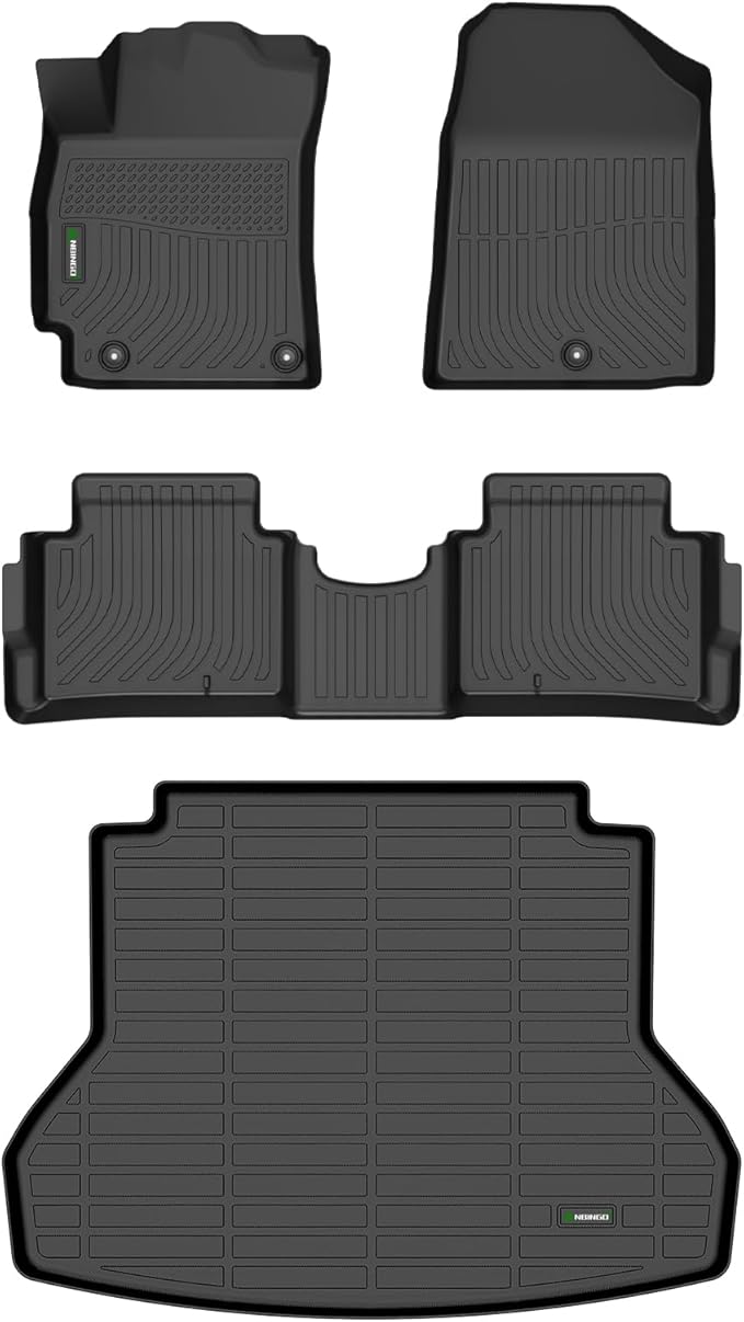 ANBINGO®Floor Mats for Hyundai Elantra Sedan 2017-2020(NO GT)&Cargo Liner All Weather Mats for Elantra TPE Car Mat Rugs for Elantra Rubber Trunk Carpet for Elantra