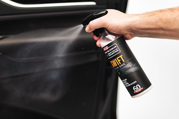 P & S Professional Detail Products Swift Clean & Shine - Interior Cleaner & Protectant for Leather, Vinyl, Plastic - Cleans, Conditions & Leaves a Satin Finish - Fresh Scent - 1 Gallon