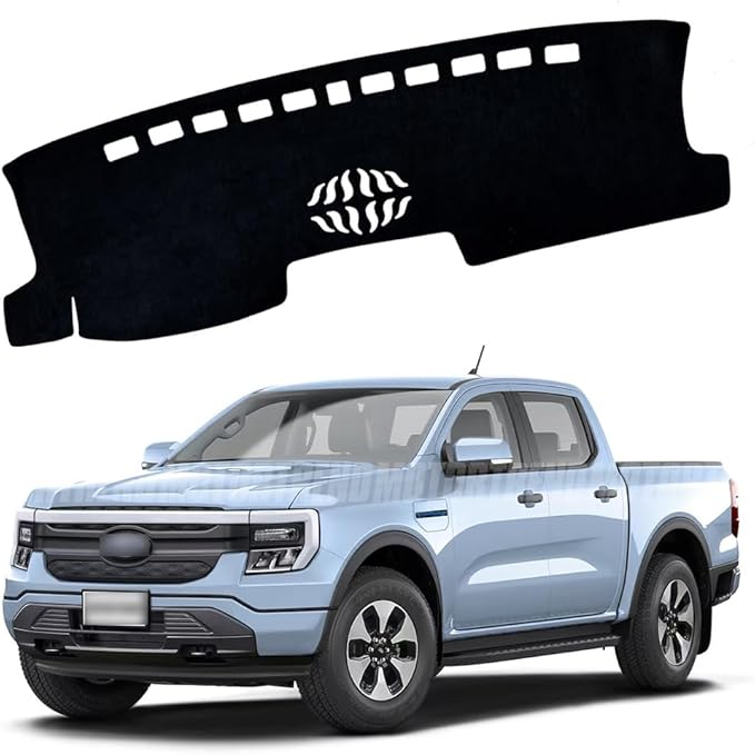 XITER Polyester Dashboard Cover Mat Carpet Dash Nonslip Sun Shade Mat Compatible For Ford 2023 2024 2025 ranger.