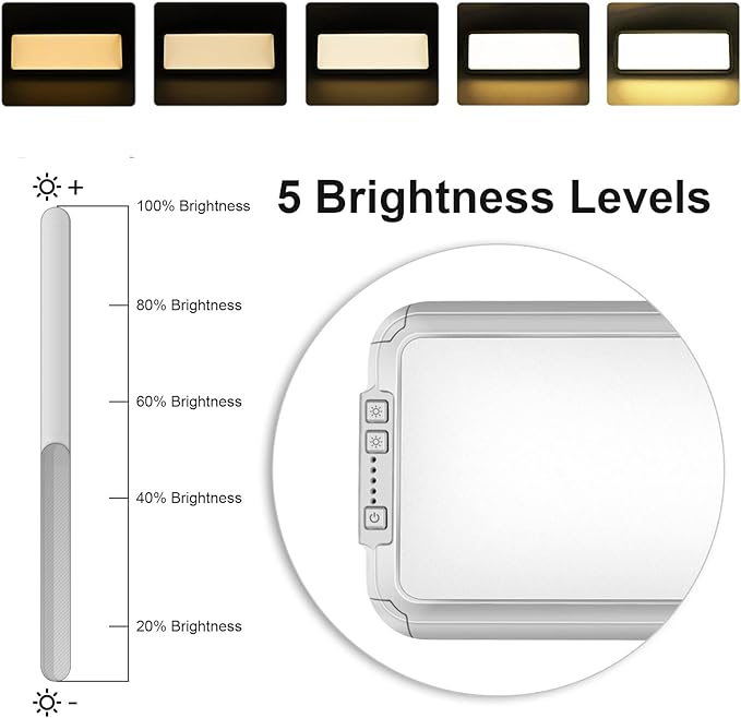 Miady RV LED Interior Light 1500 Lumen 16.5" x 6.3", Thin 12 Volt Ceiling Lights with 5 Levels of Dimming and 3 Color Temperature 3500-6500K Switches, for Car/Trailer/Camper/Boat, Pack of 2 (Silver)