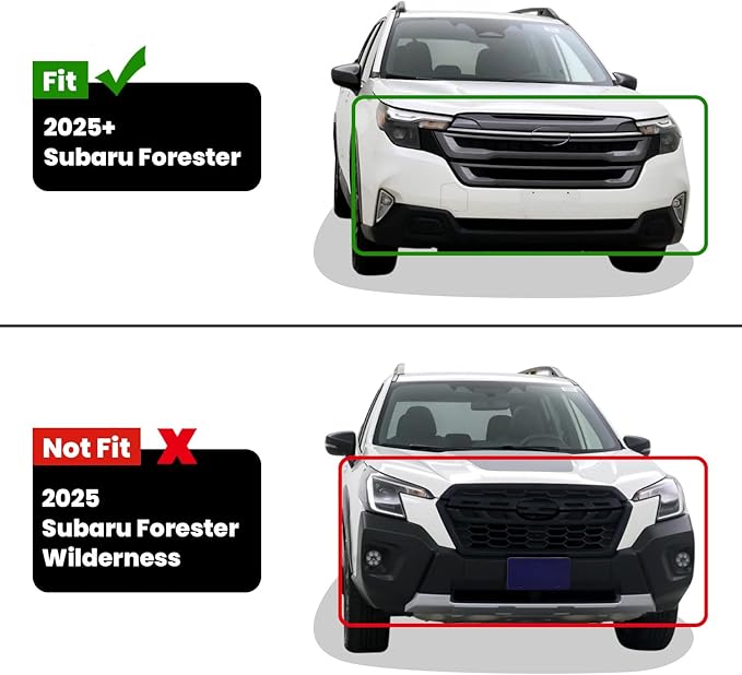 LASFIT Floor Mats for Subaru Forester 2026 2025 (Not Fit Hybrid & Wilderness), All Weather TPE Custom Fit Floor Liners for Subaru Forester 2025-2026 Base/Premium/Sport/Limited/Touring Car Mats