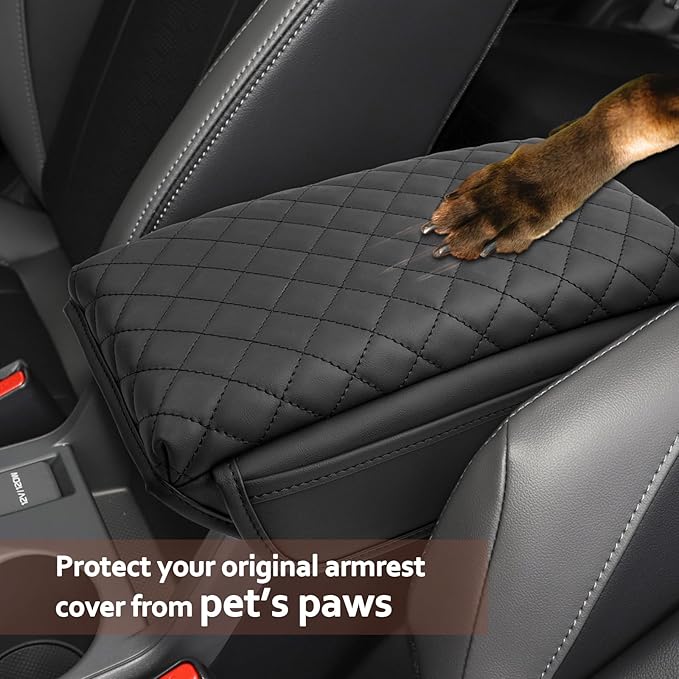 SKTU 2024 2025 2026 Crosstrek Center Console Cover for 2024 2025 2026 Subaru Crosstrek/Subaru Impreza Armrest Cover Subaru Crosstrek 2024 2025 2026 Accessories Center Console Soft Cushion With Pockets