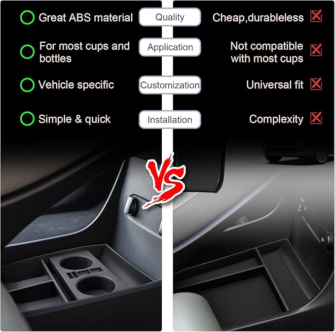 2025 Palisade Lower Console Organizer for 2020 2021 2022 2023 2024 2025 Hyundai Palisade SE/SEL/XRT/Limited/Calligraphy Under Armrest Organizer Insert Tray w/Cup Holder 2025 Palisade Accessories