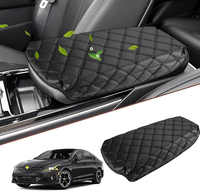SKTU for 2024 2025 2026 Kia K5 Armrest Cover for 2021-2025 2026 K5 Center Console Cover 2024 2025 2026 K5 Seat Box Cover Kia K5 2024 2025 2026 Accessories Center Console Soft Cushion