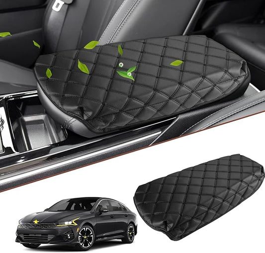 SKTU for 2024 2025 2026 Kia K5 Armrest Cover for 2021-2025 2026 K5 Center Console Cover 2024 2025 2026 K5 Seat Box Cover Kia K5 2024 2025 2026 Accessories Center Console Soft Cushion