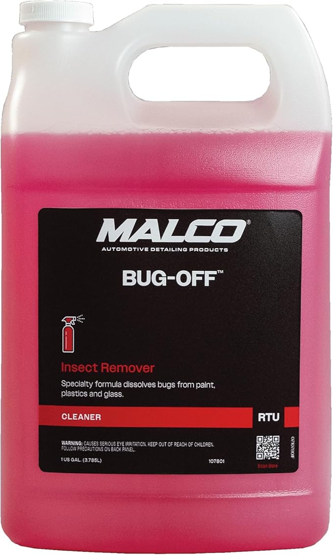 Malco Bug Off - Easy Removal from Auto Paint, Glass, Metal and Plastic Surfaces / 1 Gallon (107801)