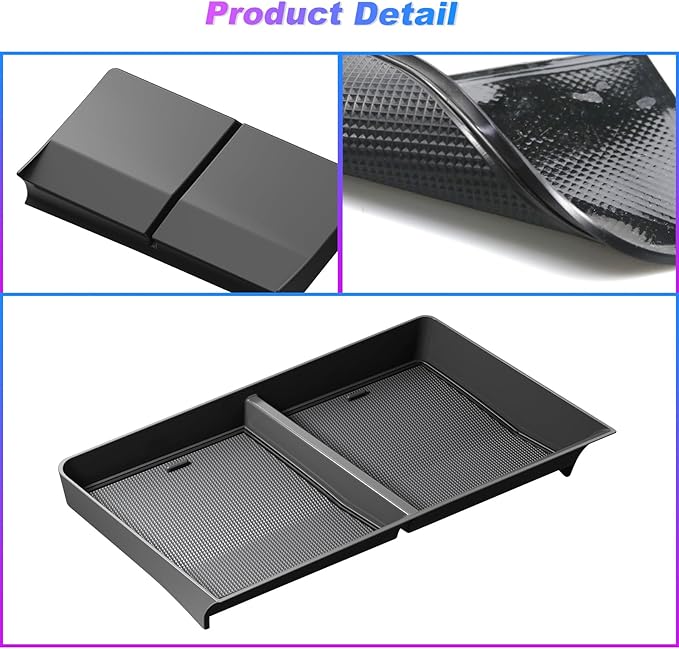 SXCY for 2024 2025 Chevrolet Trax Center Console Organizer for Chevy Trax 2025 Accessories Dashboard Tray for Trax 2024 2025 Accessories 2025 Trax Screen Back Organizer