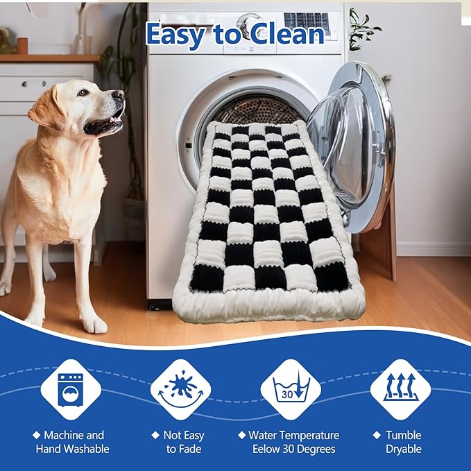 Thickened Dog Bed for Car Back Seat, Upgraded Bottom Non-Slip，Fits Hard Bottom car seat Cover for Dogs, Premium Mixed Color ，Dog Car Seat Cover