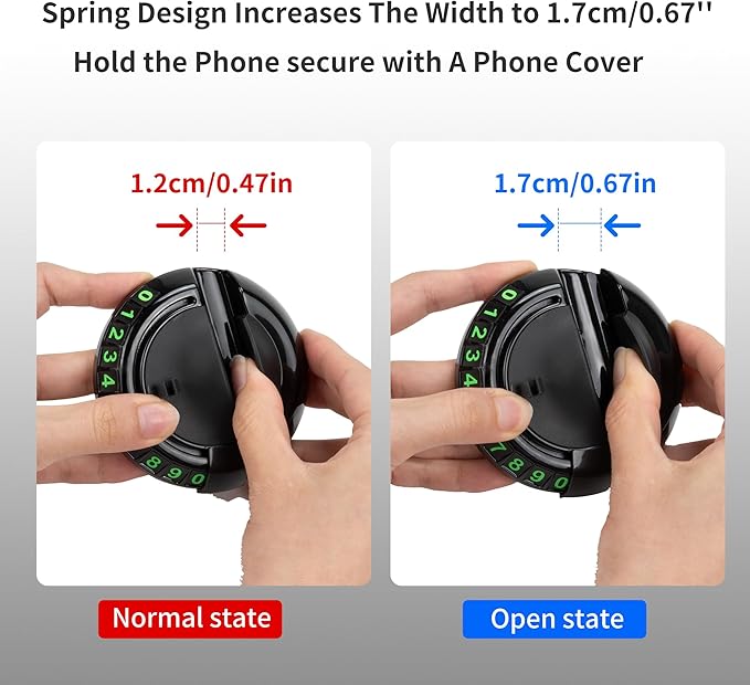 Universal Anti-Slip Car Dashboard Mat with 360° Rotating Phone Holder – Multi-Functional Organizer Pad for Phones, Sunglasses, Keys, and Daily Essentials (Gray Black)