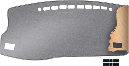KEYOOG Dashboard Cover Dash Mat Fit for to-yota Corolla 2018-2014 (for Left Hand Drive),Car Dash Board Mat Anti-Glare Carpet,Non-Slip Pad Sunshield Protector (Grey)