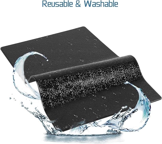 Non-Slip Car Dashboard Sticky Pad – Extra Thick 6.5"x4.5" MINI-FACTORY Fixate Gel Mat for Phones, Glasses, Keys – Anti-Slip Grip (2 Pack)