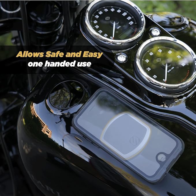 Scosche MPTFM MagicMount Pro Magnetic Car Phone Holder - Strong Magnet Mount for iPhone and Android - Secure Magnetic Flush Mount for Car Dashboard - Universal 360° Adjustable Mobile Cell Holder