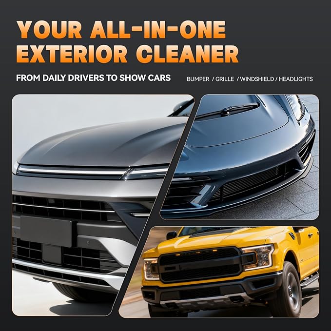 Pro Strength Bug and Tar Remover for Cars - Rapid Dissolve Formula, Safe on Clear Coat Paint, Windshield, Chrome - Effective Auto Detailing Cleaner - 16 fl oz