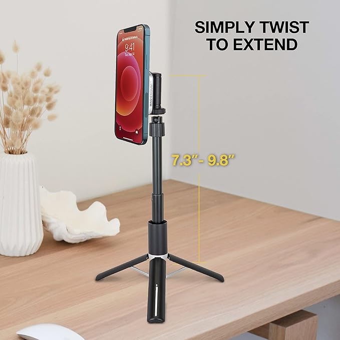 Scosche MP2TR1-SP MagicMount Pro 2 Tripod/Selfie Stick Phone Mount with Adjustable Arm