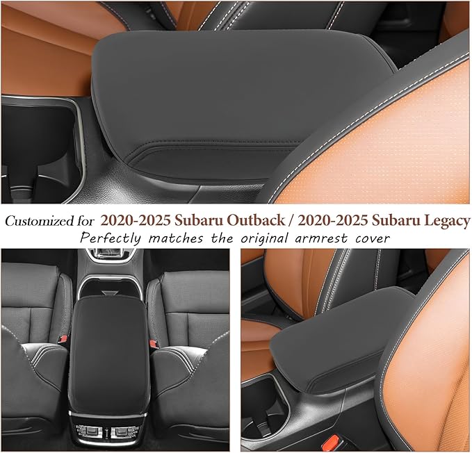 SKTU 2025 Outback Center Console Cover for 2020-2025 Subaru Outback / 2020-2025 Subaru Legacy Armrest Cover Subaru Outback 2025 Accessories 2025 Outback Wilderness Center Console Cushion