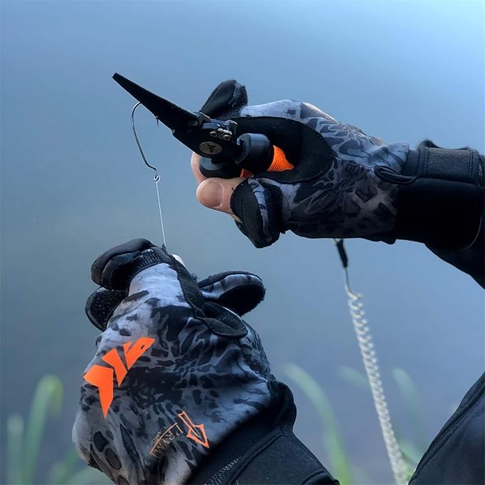 KastKing Speed Demon Pro Fishing Pliers, 420 Stainless Steel, Fishing Tools, Saltwater Resistant Fishing Gear, Tungsten Carbide Cutters, Corrosion Resistant Coating, SuperPolymer Grip Handles