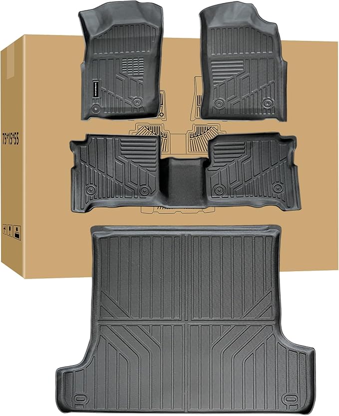 All-Weather Floor Mats for Toyota 4Runner (1996 1997 1998 1999 2000 2001 2002) - 3rd Gen 4Runner Customized Protection, Lasting Durability