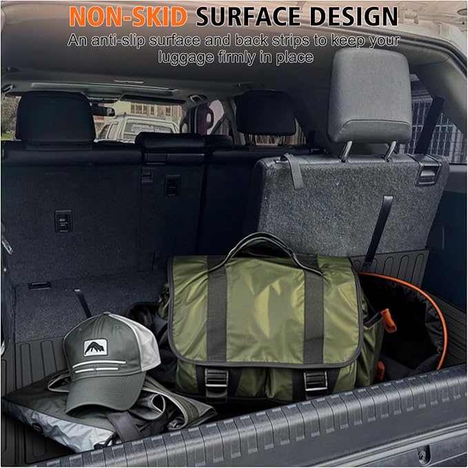 All Weather Floor Mats Cargo Liner for 2025 2026 Toyota 4Runner 7 Seats (SR5/Limited), TPE Rubber Floor Liners Anti-Slip Full Set Automotive Mats for 2025 2026 4Runner Accessories (Not for Hybrid/EV)