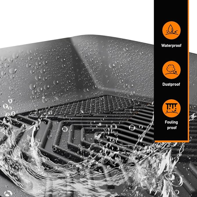 ANDPLAY TPE Floor Mats Liners Compatible with Tesla Model 3 2017-2023 Sept Old Style Not Fit 2023 Oct-2024 New Model All Weather Protection Black Floor Liners alfombras para carro