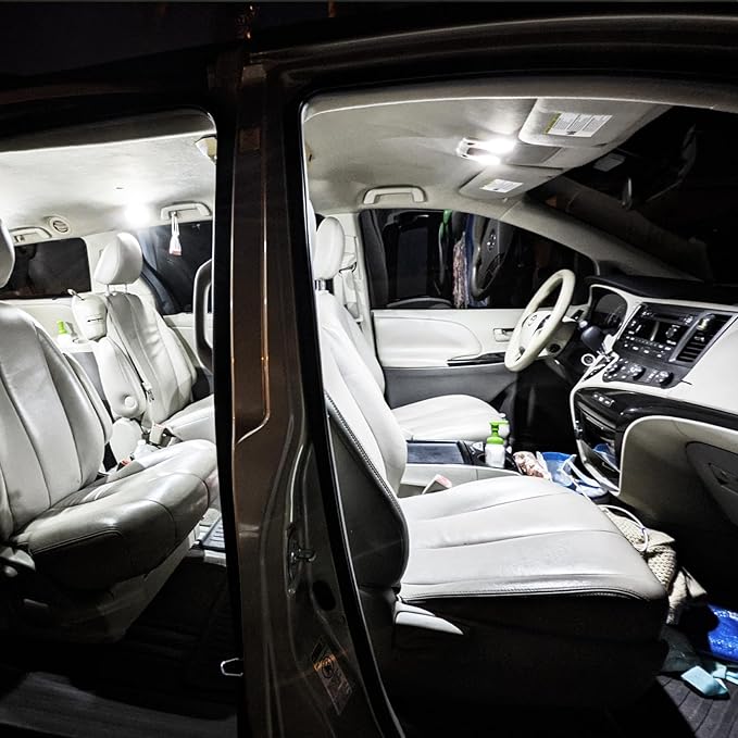 EASY EAGLE LED Interior Car Lights for Ford-F150-2004-2008: 13 Piece Kit White LED Light Bulbs - Super Bright 6000K + Install Tool