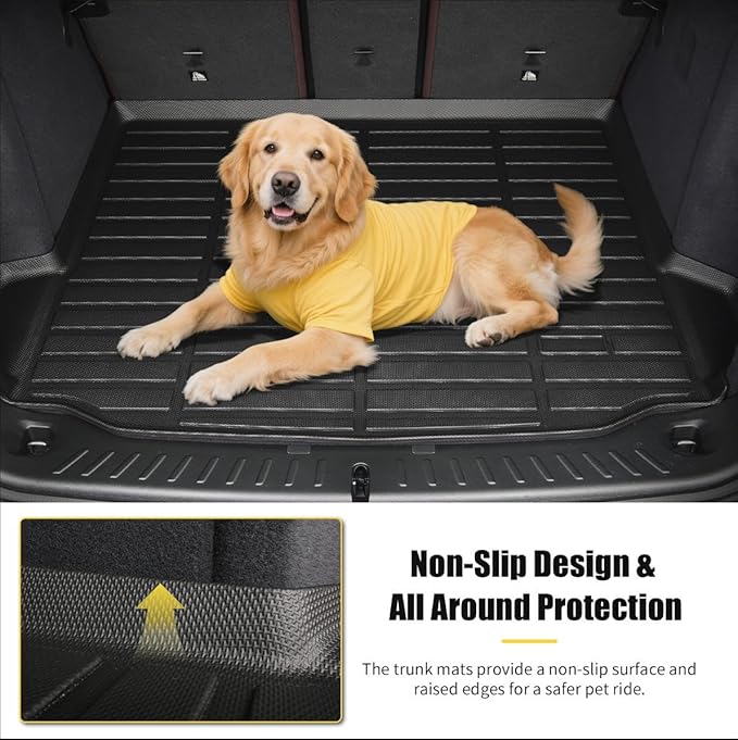 for Buick Encore GX AWD Floor Mats 2020-2026 Preferred | Select | Essence (Cargo Tray in Upper Deck Position), TPE Automotive All Weather Custom Car Floor Cargo Liner